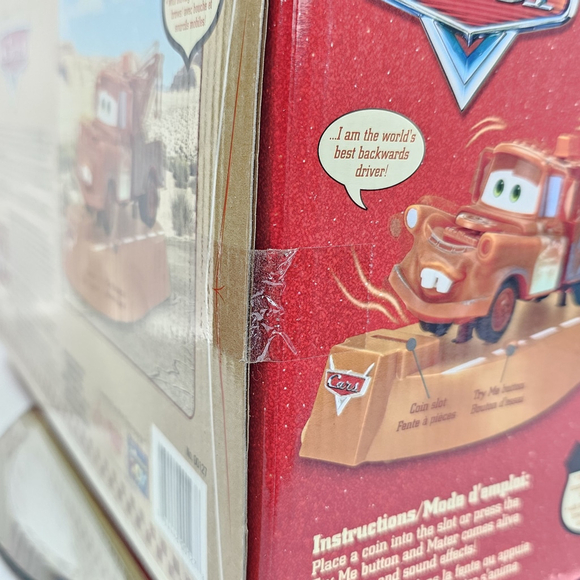 Disney Pixar Cars Electronic Mater Talking Bank Brand New Sealed Read - Picture 10 of 16